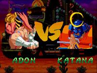 une photo d'Ã©cran de Street Fighter Alpha 2 sur Nintendo Super Nes